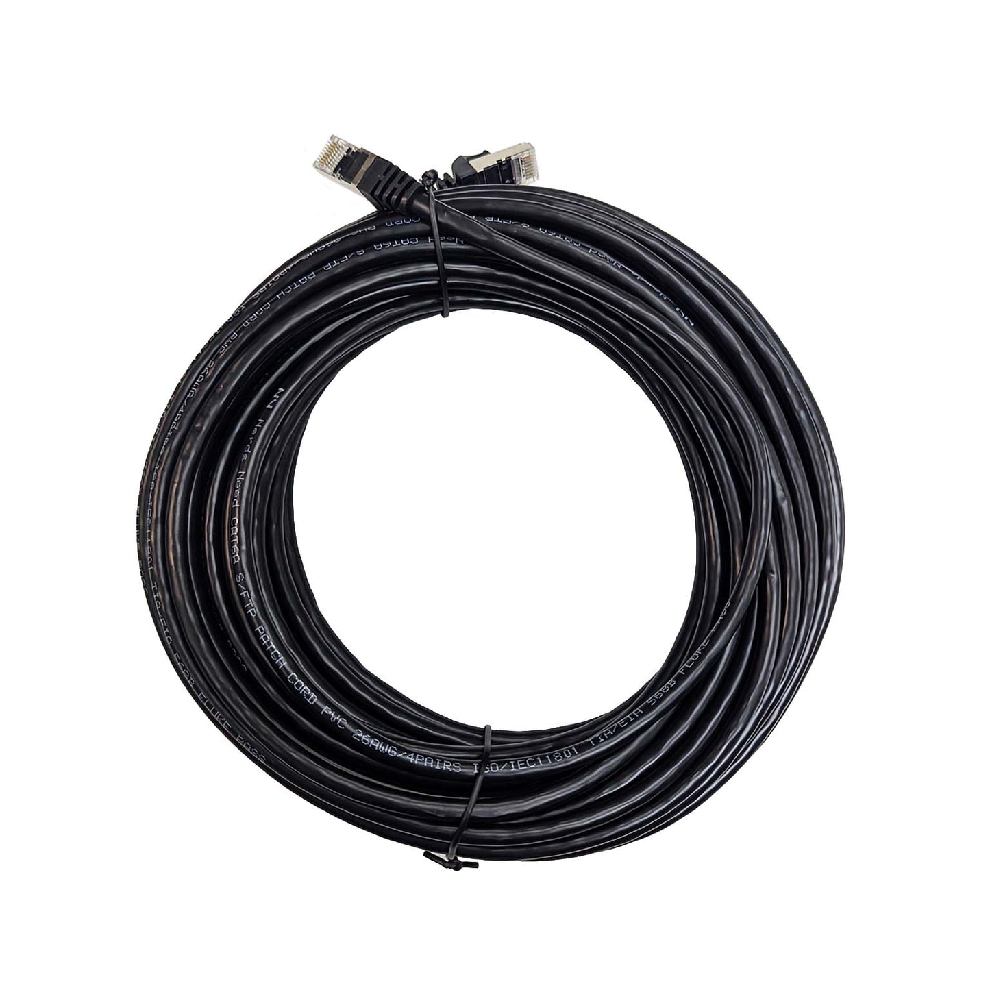Ethernet Cat 6A Patch Cable 10Gbps POE S/FTP Shielding