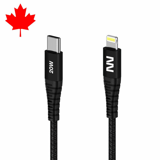 USB C to Lightning Cable 20W 480Mbps Charge and Sync