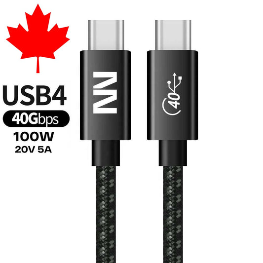 USB 4 C Cable 100W 40Gbps TB Compatible