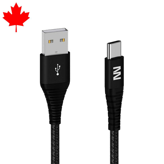 USB A to C Cable 12W 480Mbps Charge and Sync